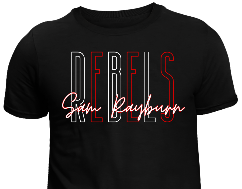 Sam Rayburn Rebels School Spirit #1