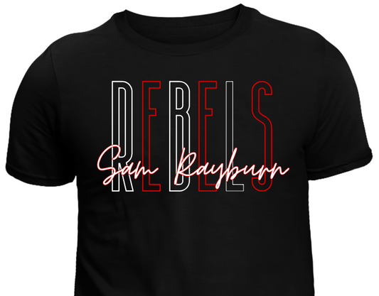 Sam Rayburn Rebels School Spirit #1